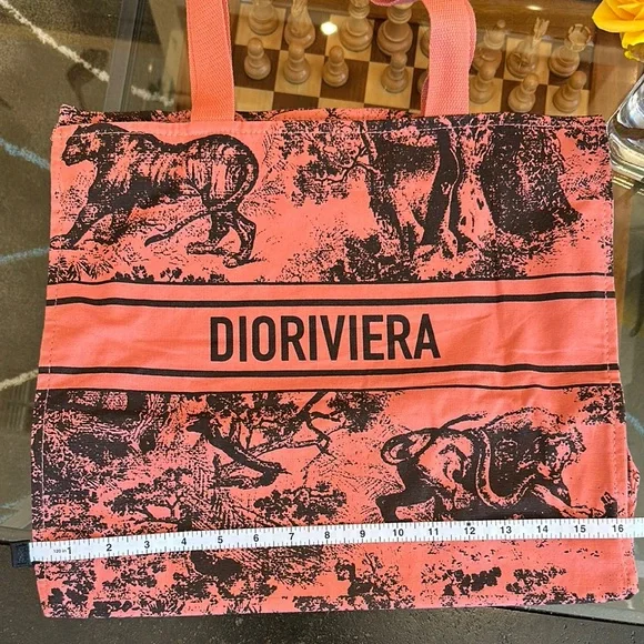 Dior beauty Dioriviera pink and blueTote